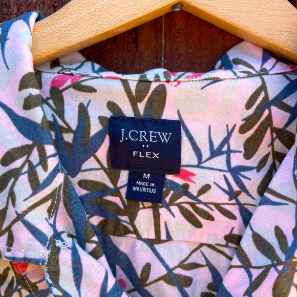 J. Crew short sleeve flower/plant print button down - Picture 3 of 3